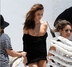 Miranda Kerr: Double Nip Slip&hellip;